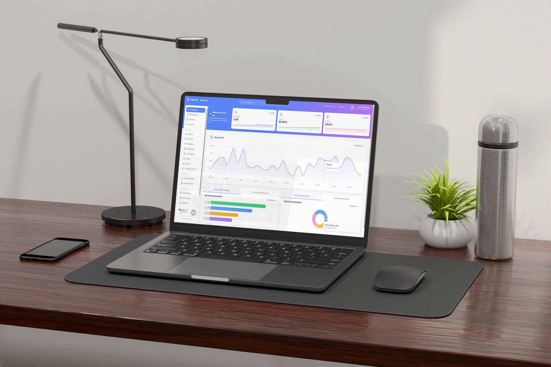 Notebook IDEAL 360 Screen Overview